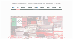 Desktop Screenshot of dreamcones.com